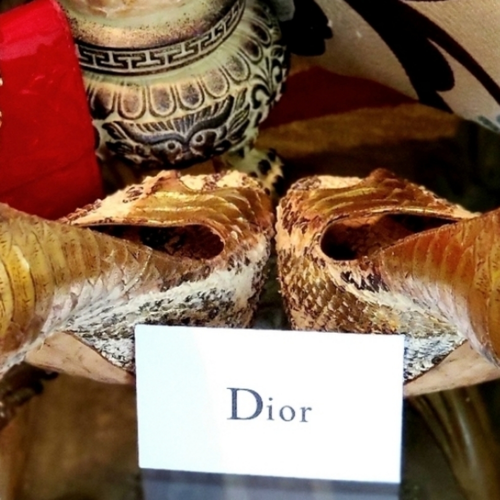 Dior Snakeskin Stilettos - Picture 6 of 17